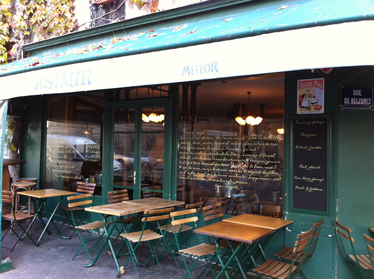 Chez Casimir 6 Rue De Belzunce 75010 Paris シェ カジミール クチコミガイド【フォートラベル】|Chez Casimir|パリ