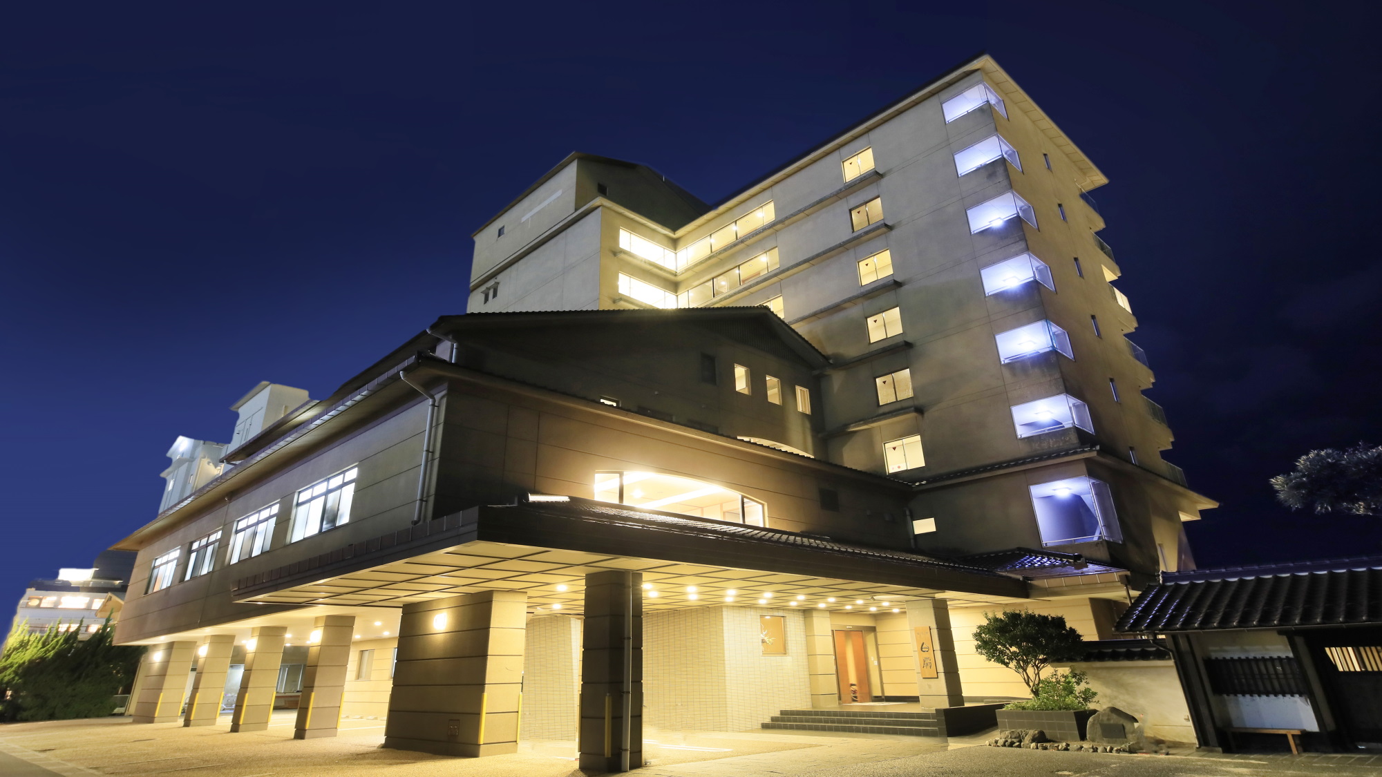 皆生温泉 湯喜望 白扇