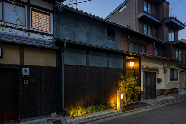 三十三間堂 宵の竹 写真