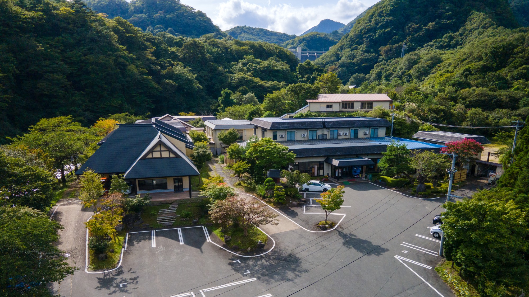 夏油高原温泉郷　美人の湯　瀬美温泉　桐の花・山吹の花