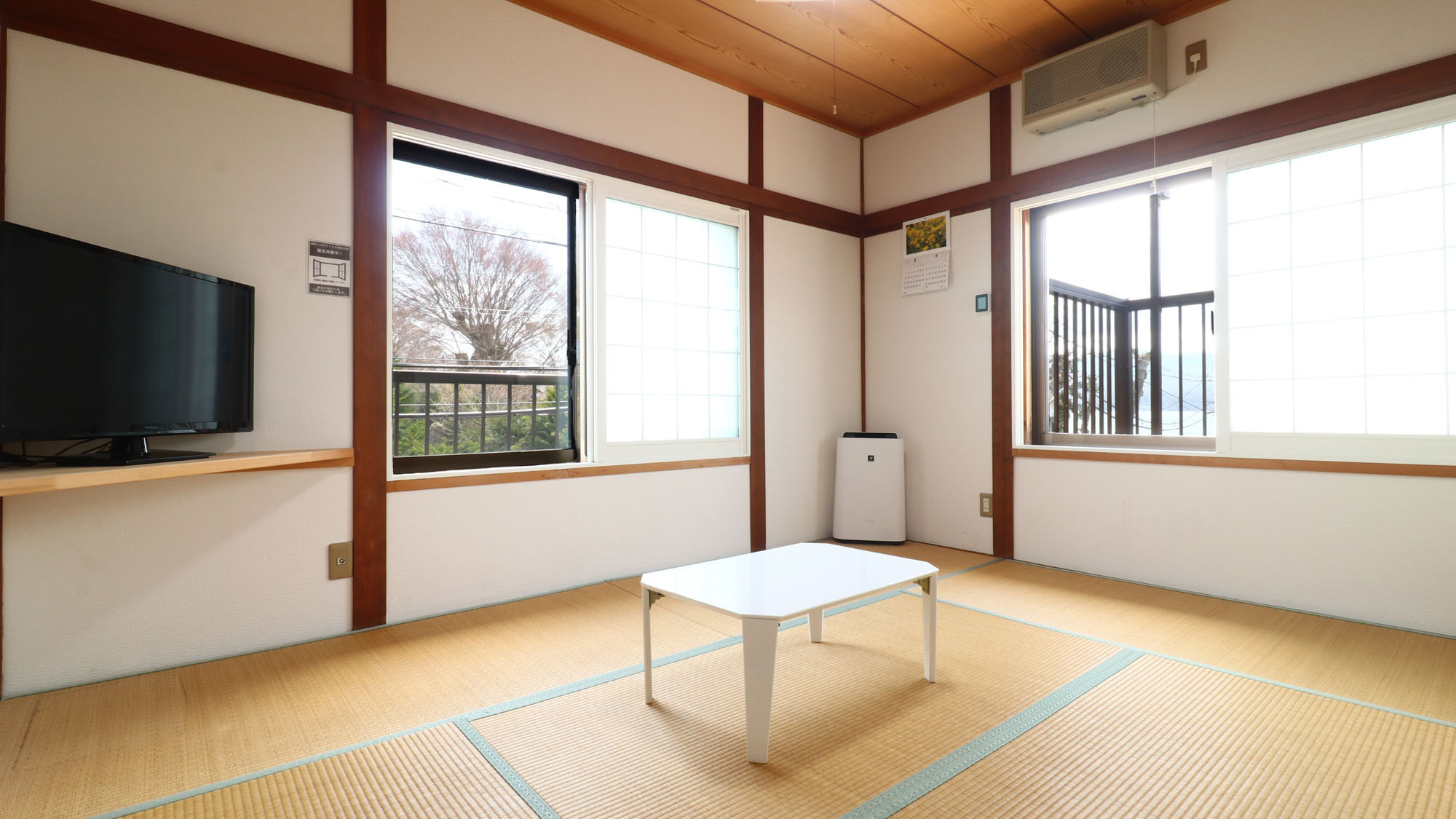 山中湖 朝富士 写真