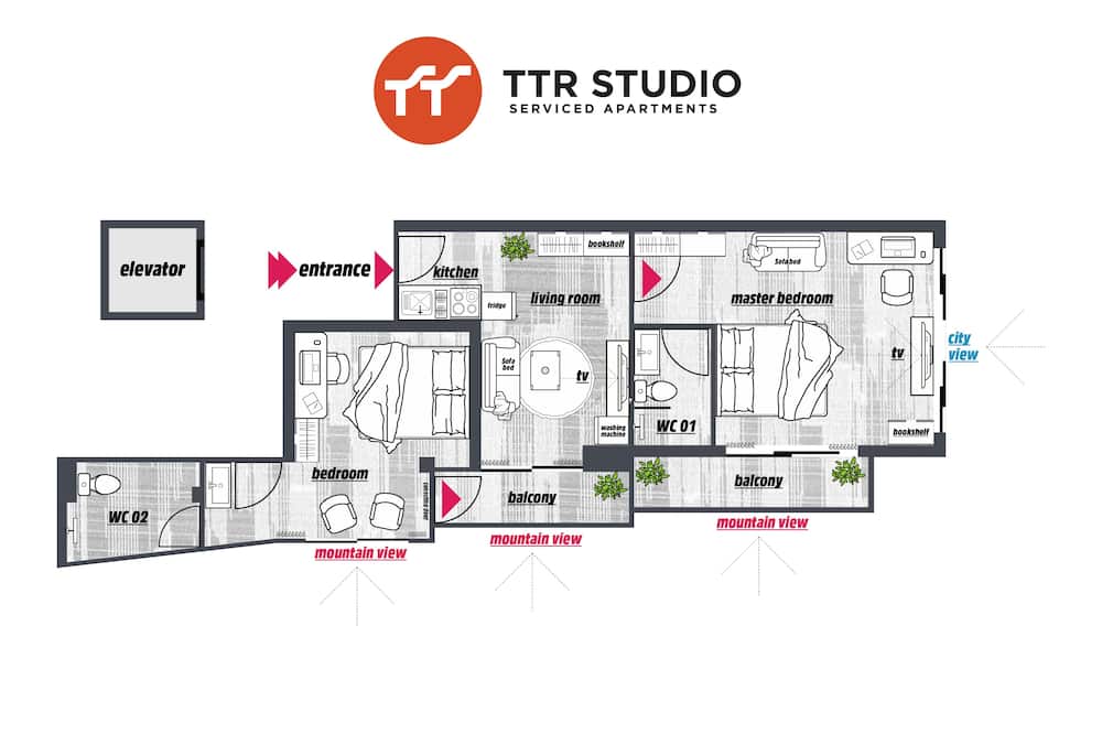 TTRスタジオアパートホテル 写真