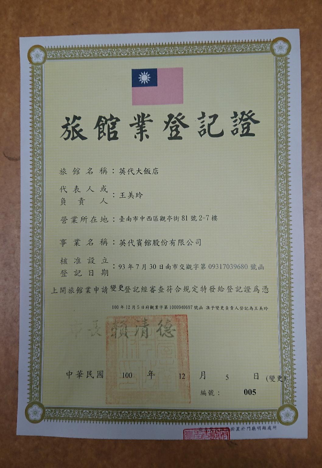 Ying Dai Hotel 写真