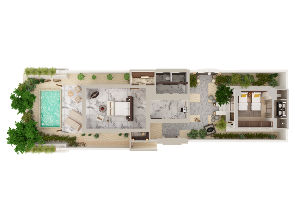 コンラッド モルディブ ランガリ アイランド 写真