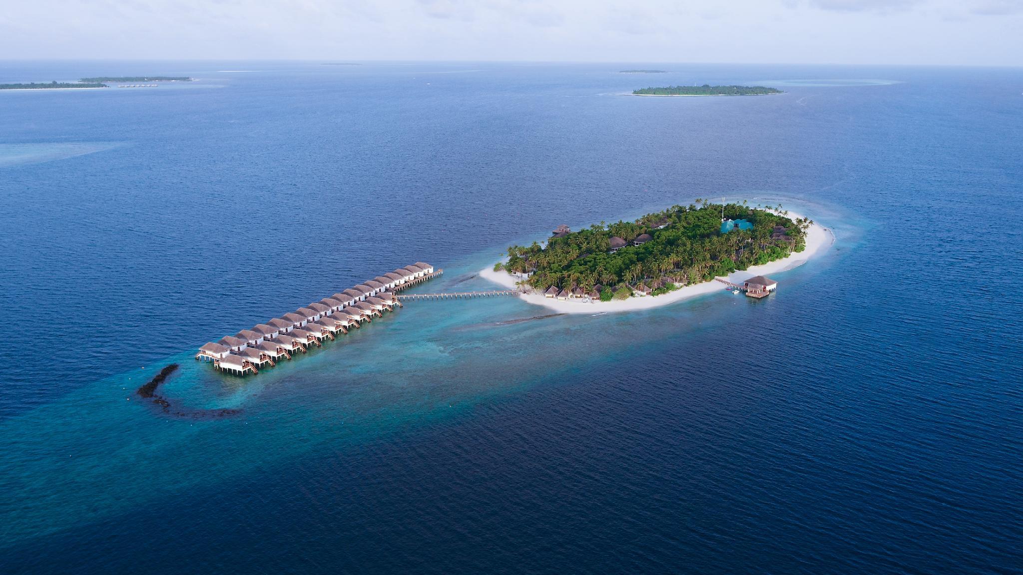 ドリームランド ザ ユニーク シー & レイク リゾート スパ アット バー アトール バイオスフィア リザーブ 写真