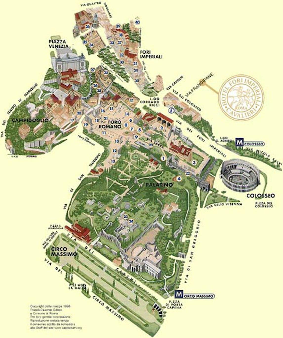 ホテル フォーリ インペリアーリ カヴァリエーリ 写真