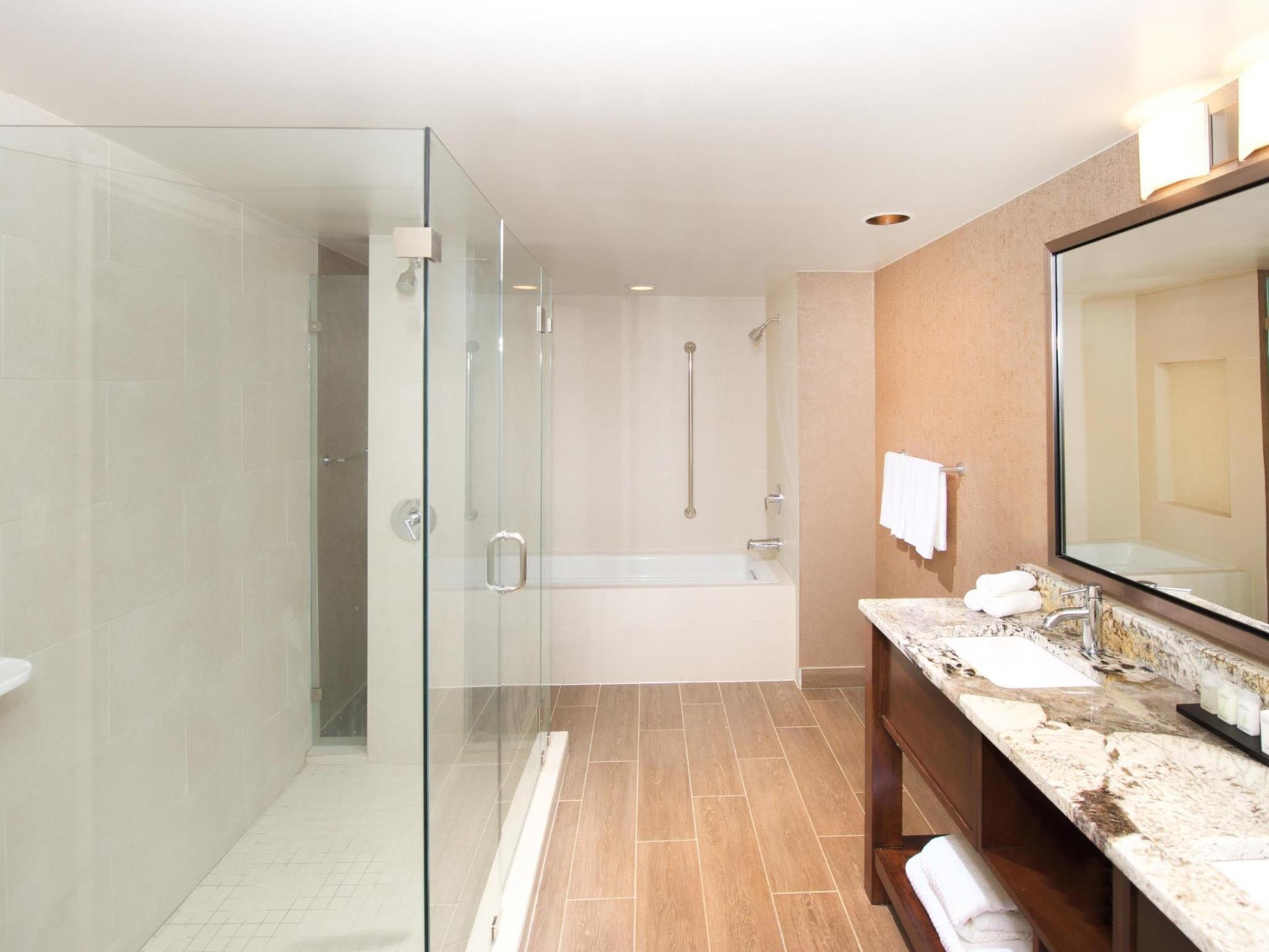 エンバシー スイーツ バイ ヒルトン シンシナティ ノースイースト ブルー アッシュ 写真