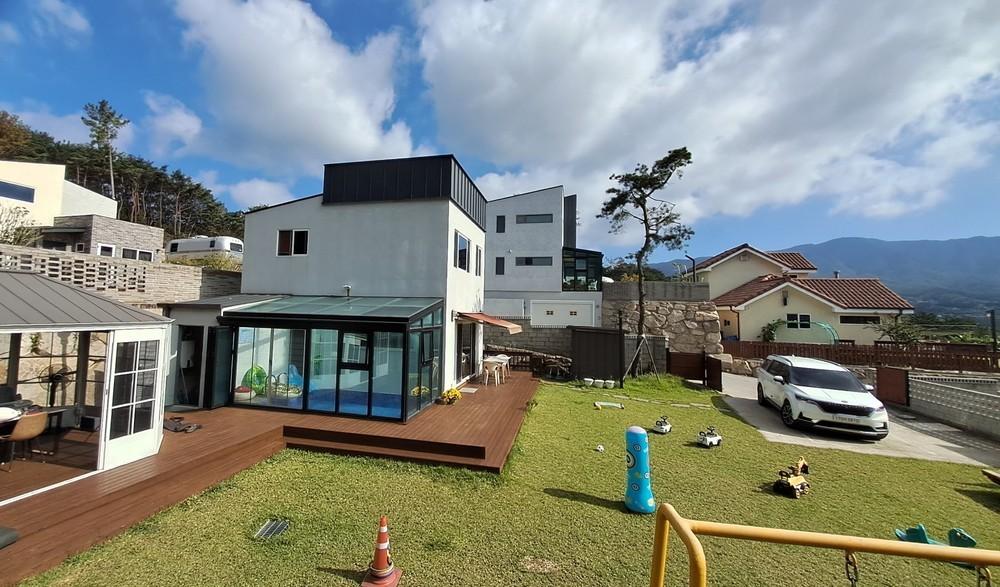 キョンジュ ウィズベベ トクチェ キッズ プールヴィラ 写真