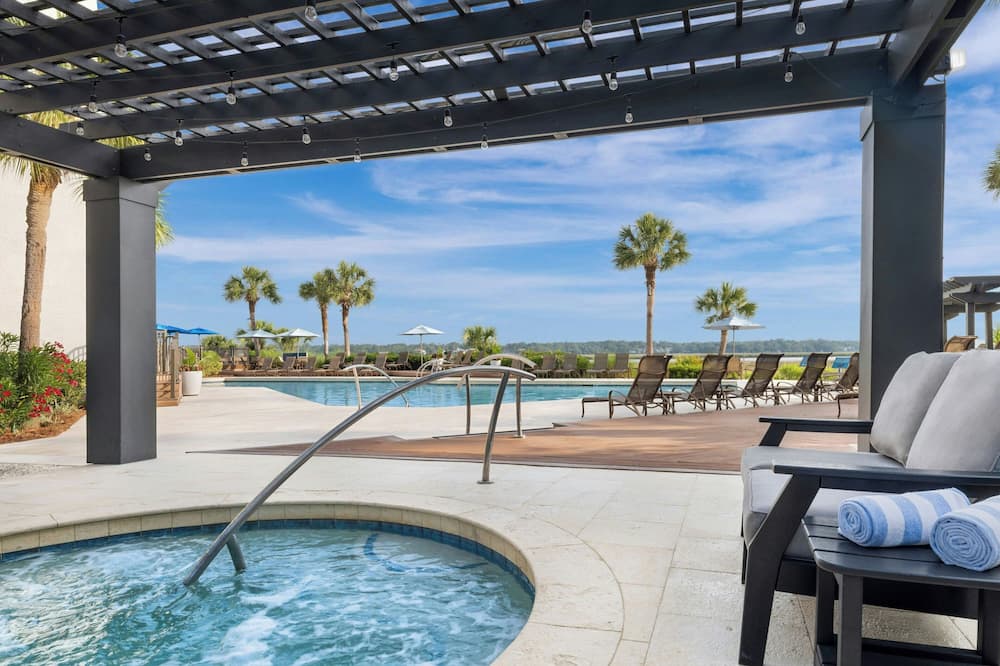 マリオッツ ハーバー ポイント アンド サンセット ポインテ アット シェルター コーブ 写真