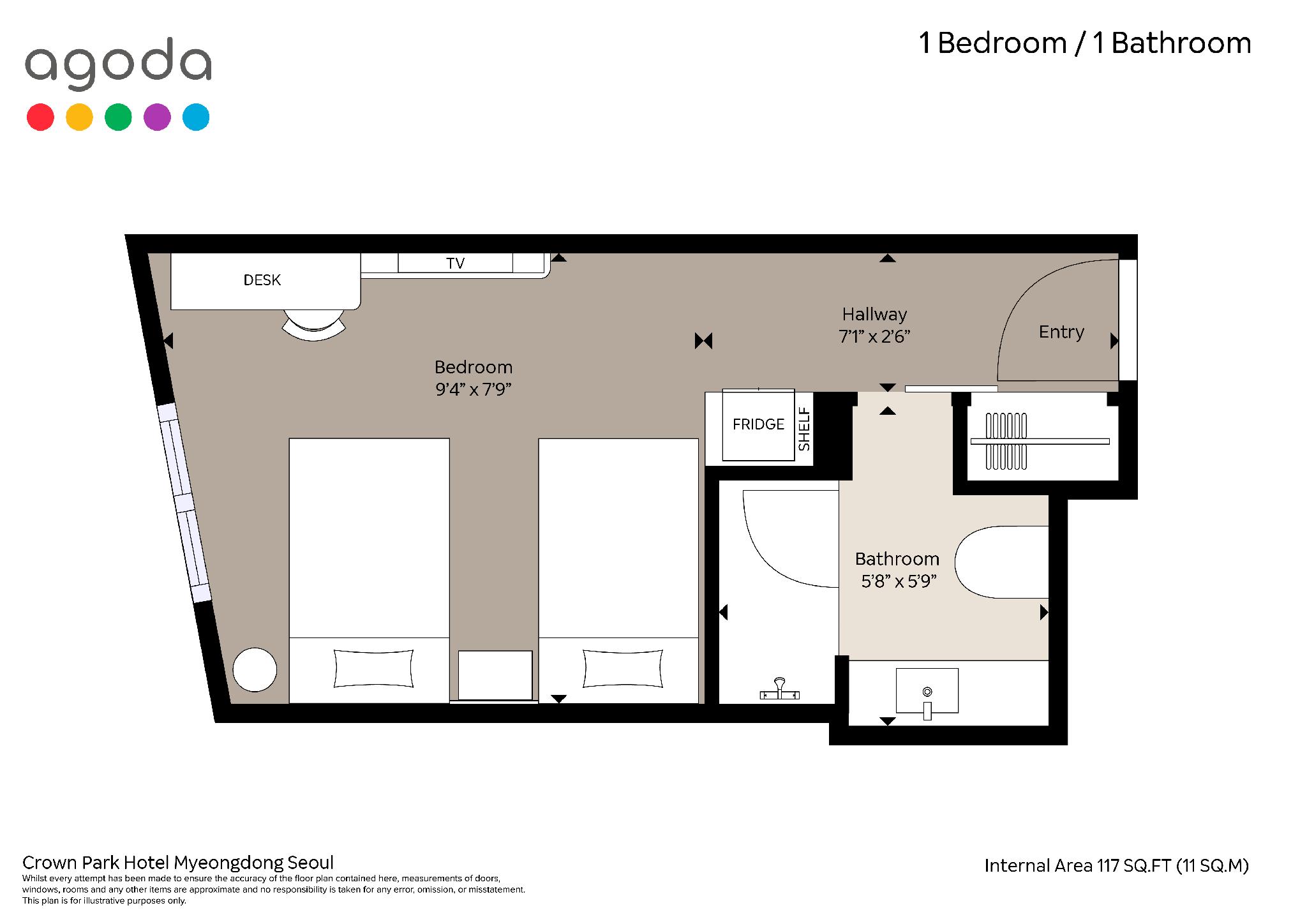 クラウン パーク ホテル ミョンドン ソウル 写真