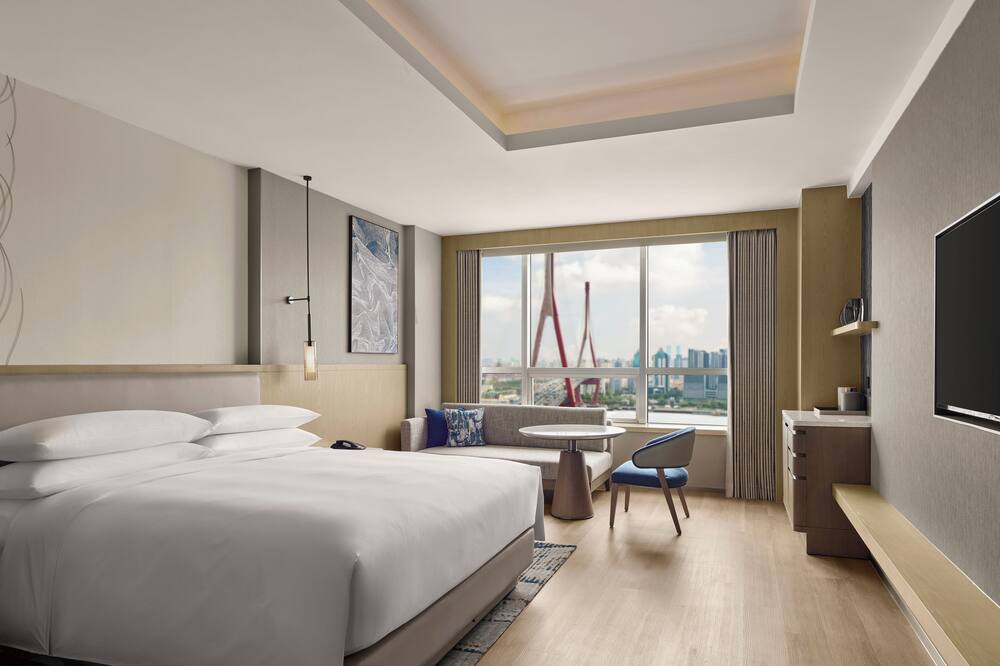 シャンハイ マリオット ホテル ヤンポー リバーサイド 写真