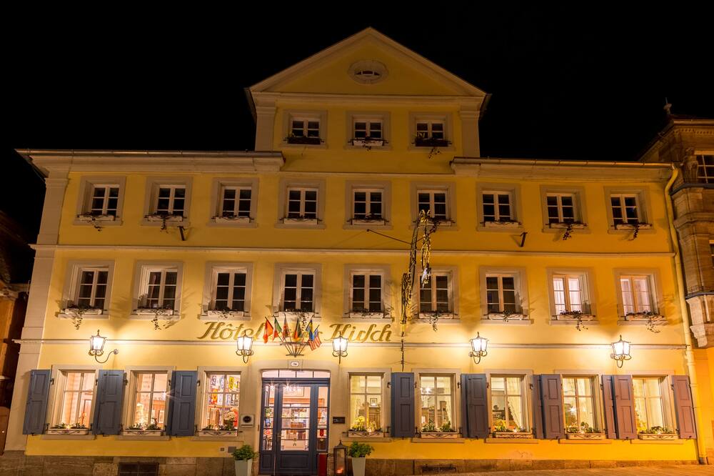 Historik Hotel Goldener Hirsch Rothenburg 写真