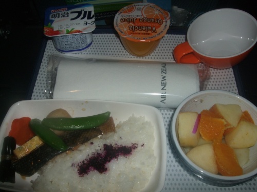 子連れでニュージーランド旅行　2　-往路ニュージーランド航空編