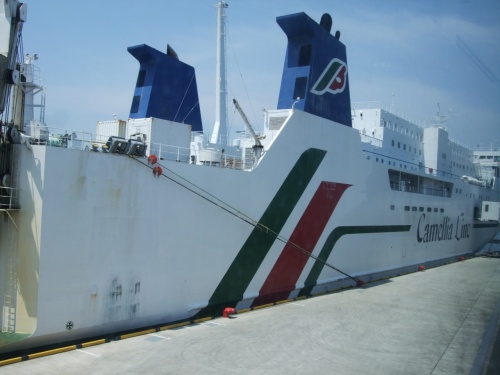 子連れで釜山への船旅＋唐津と波戸岬のキャンプ その１　ニューカメリア号