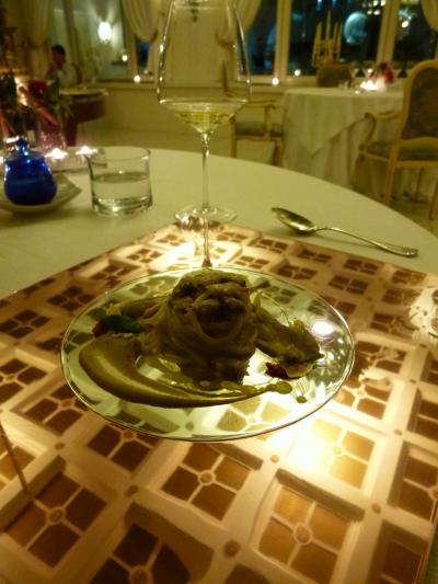 初夏のイスキア島で優雅なバカンス♪　Ｖｏｌ１８（第３日目夜）　☆イスキア島カサミッチョラ：ミシュラン星付きの最高級イタリアン「IL MOSAICO」で優雅なディナー♪