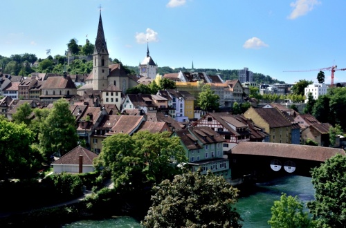 2013年スイス滞在記（１）　グリンデルワルトへの移動編　バーデンでスイスの温泉を楽しむ