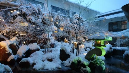 ＊真っ白な雪世界！１日目は月岡温泉『泉慶』に泊まる新潟・山形旅行＊＊
