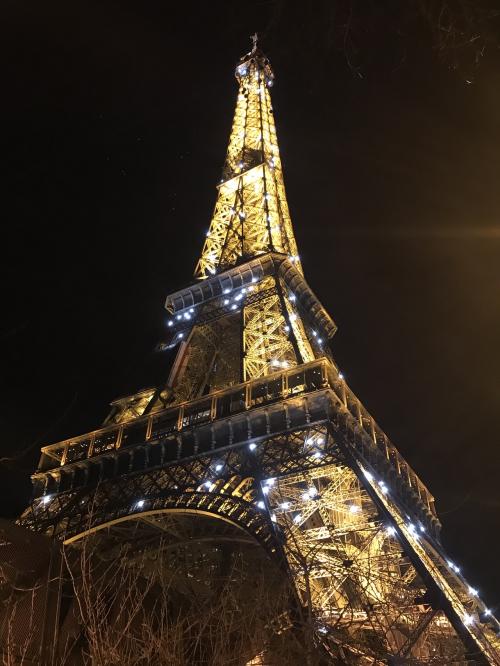 2017 パリ出張ついでのプチ観光（今回は時間がないので夜のエッフェル塔狙い）
