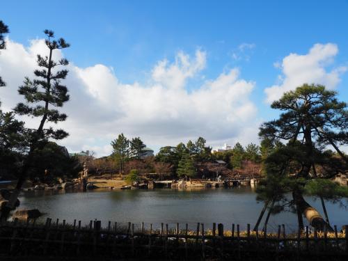 徳川園　尾張徳川家　邸宅跡地　どうしても一目見たかった!!　池泉回遊式の日本庭園　牡丹と雪が美しい