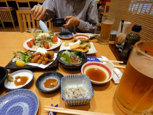 １８．沼津魚がし鮨 三島駅南口店の夕食