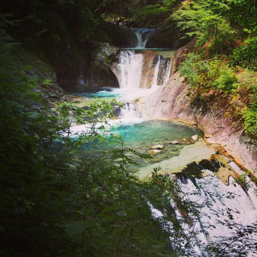 バイクの後ろに乗って@西沢渓谷と秩父の温泉