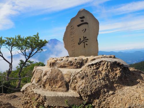 開運山　三ッ峠に咲く森の妖精レンゲショウマ