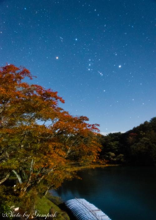 秋の裏磐梯　紅葉と星空　～予定外の撮影旅～