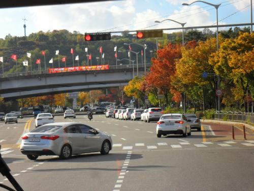 ソウルで路線バスの旅・紅葉編