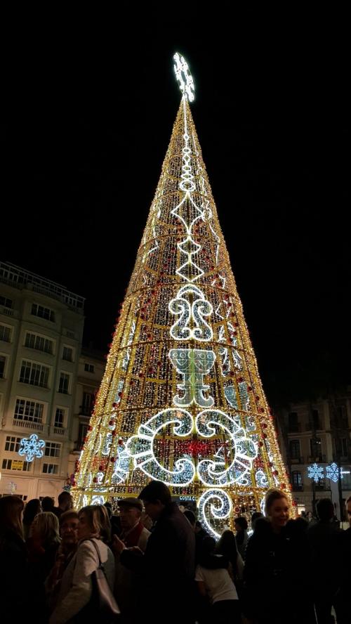 光降るマラガの夜　クリスマス