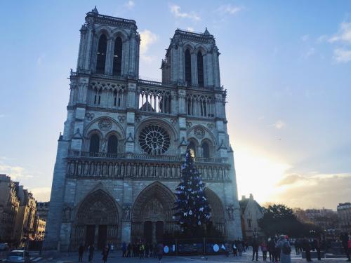 2018.12 弾丸パリ冬の旅2日目 (ノートルダム大聖堂/Michelin1つ星MONTEEでのランチ 他)