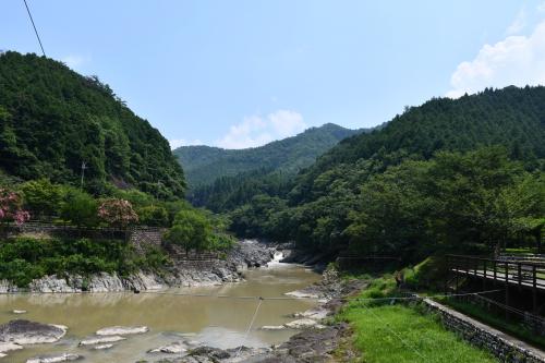 篠山川の渓谷