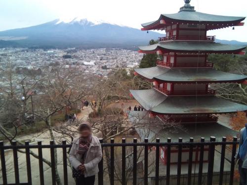 冬の富士五湖で車中泊を楽しみながら東京へ（5/8）新倉浅間神社の五重塔から甲斐の猿橋へ