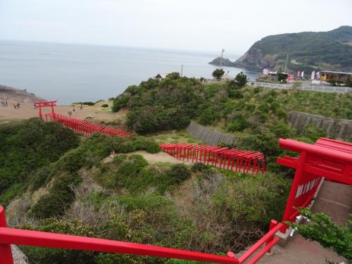 山口県の日本海を横断！海と絶景は曇りでも色褪せない