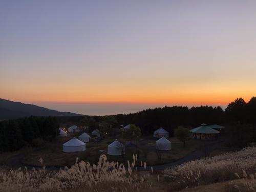 富士山こどもの国でパオに泊まって秋の富士山と星空を堪能！【1日目★園内遊び＆パオでお泊まり編】