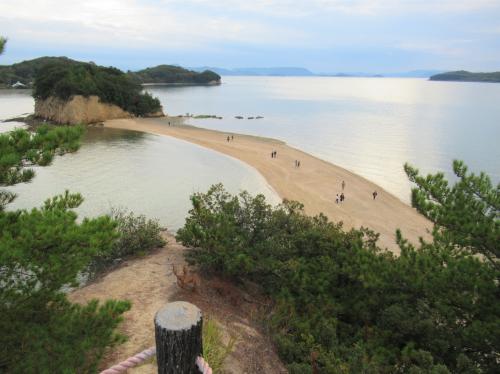 四国⑪ 小豆島探訪：後編 　エンジェルロード・西光寺三重塔・土渕海峡を巡り、日本料理「島活」で本場の小豆島そうめんを食べる