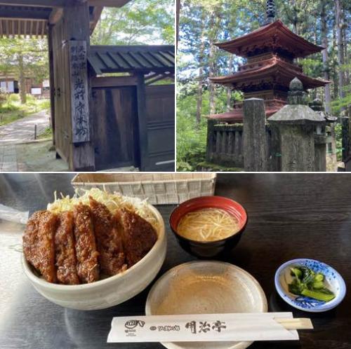 駒ヶ根グルメ温泉2人旅 ソースカツ丼と光前寺パワースポット１
