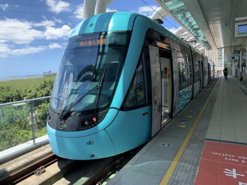 淡水漁人馬頭 ちんちん電車で