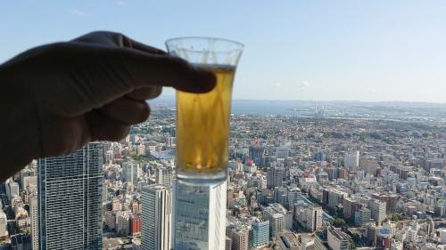 横浜ロイヤルパークホテル68階で松茸料理のお食事。景色の眺め、料理のお味が最高(o≧▽≦)ﾉ