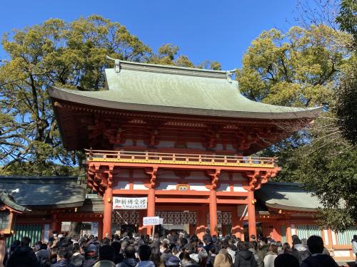 2022年1月　武蔵一宮氷川神社で2度目の初詣