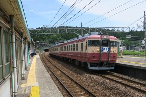 ドライブ＆鉄道の旅　2日目　えちごトキめき鉄道413系455系堪能、棚田を見ながら東京へ