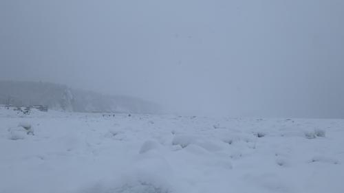 2022年3月　駆け込んだ冬の北海道旅行2日目～流氷ウォークと暴風雪～