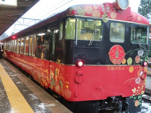 ４つの観光列車で食と絶景を愉しむ　②花嫁のれん号　から北陸新幹線つるぎに乗車