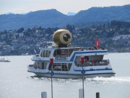 スイス　「行った所・見た所」　チューリッヒ湖遊覧と大聖堂散策