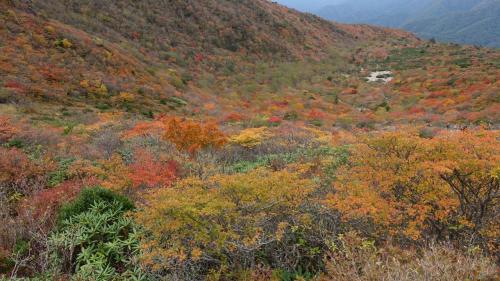 紅葉と秘湯を訪ねて奥栃木へ　１．紅葉の那須岳