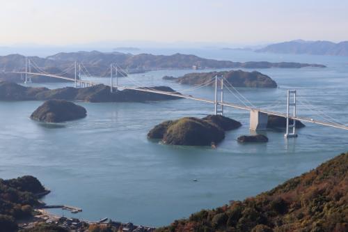 全国旅行支援で瀬戸内の旅・・しまなみ海道の観光スポット、亀老山展望台と大山祇神社を訪ねます。