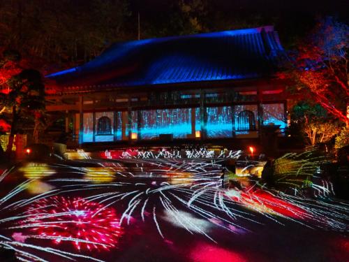 桐生市崇禅寺の夜間特別拝観［燈花会］で行われた紅葉ライトアップなど見て来ました