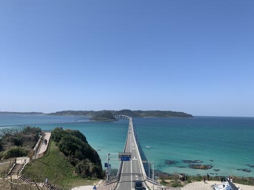 2023 3月　関門海峡を歩いて渡ってフグ食べて　角島大橋はとても見栄えの良い橋だったよ前編