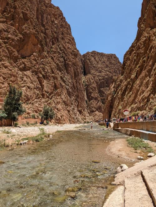 モロッコDay5　砂漠ツアーその２　トドラ渓谷