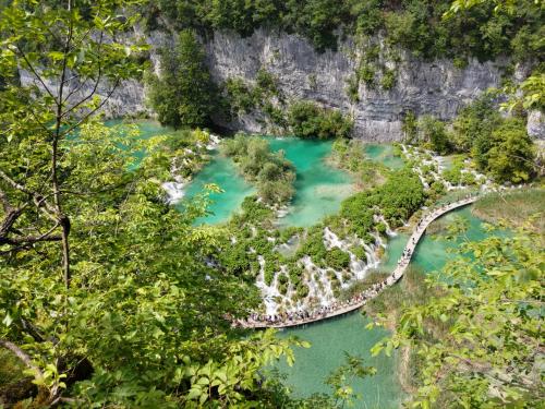 シニア夫婦　バルカン半島旅行10  クロアチア　プリトヴィツェ湖群国立公園①下湖群