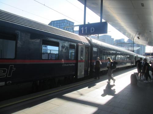 2023Luglio France, Italia, Österreich#7 Nightjet ウィーン行寝台列車